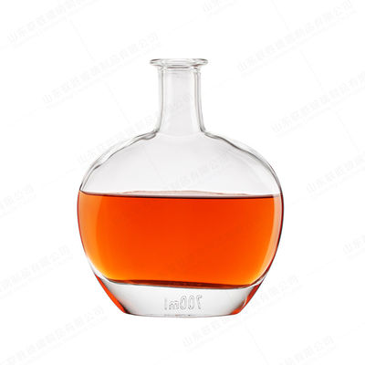 quality Bottiglia di vetro con logo personalizzato per gin liquori whisky rum tequila vodka 750ml 700ml factory